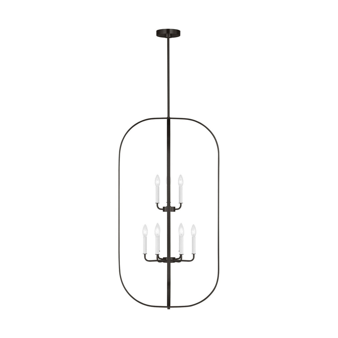 Generation Lighting Canada - GLC1329MBK - Nine Light Chandelier - Loretto - Midnight Black