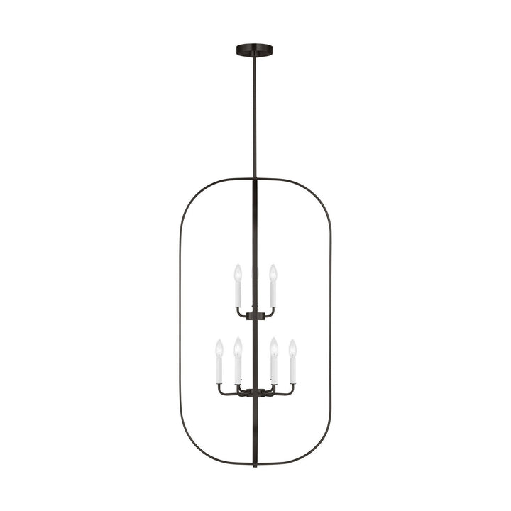 Generation Lighting Canada - GLC1329MBK - Nine Light Chandelier - Loretto - Midnight Black