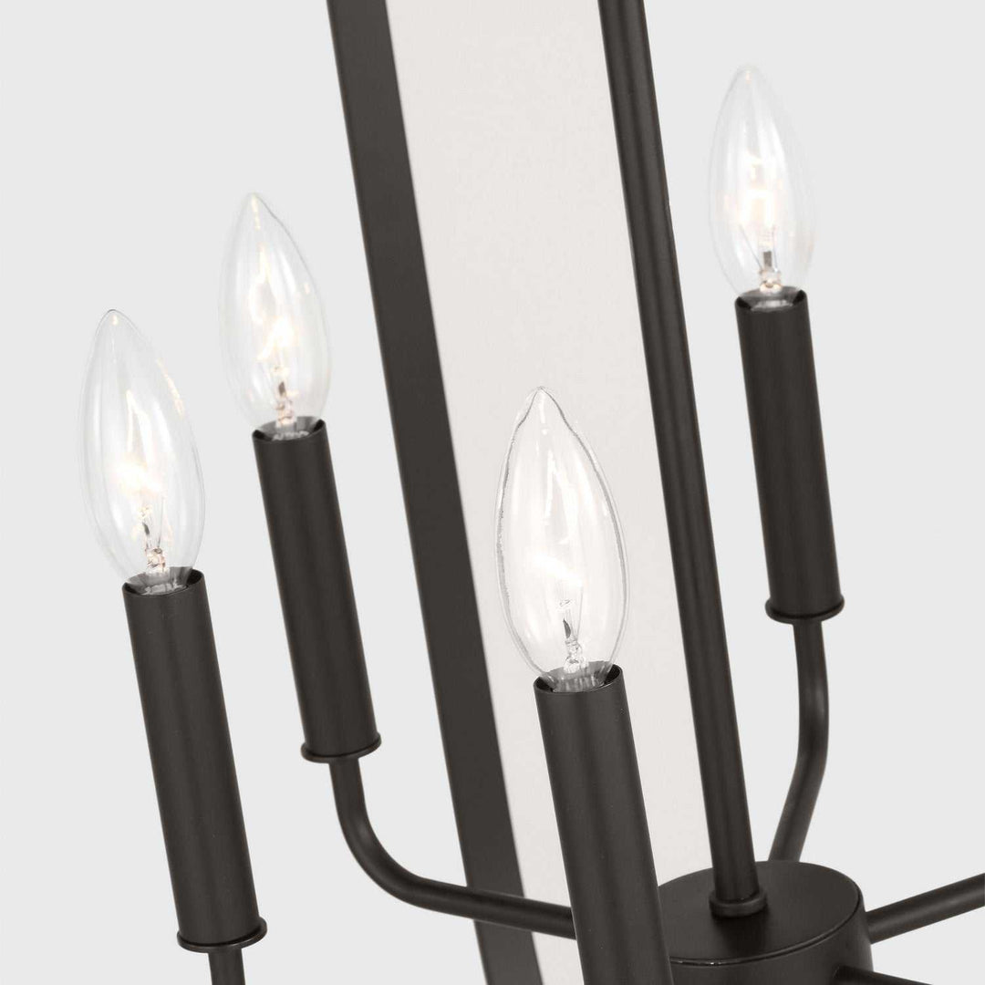 Generation Lighting Canada - GLC1329MBK - Nine Light Chandelier - Loretto - Midnight Black