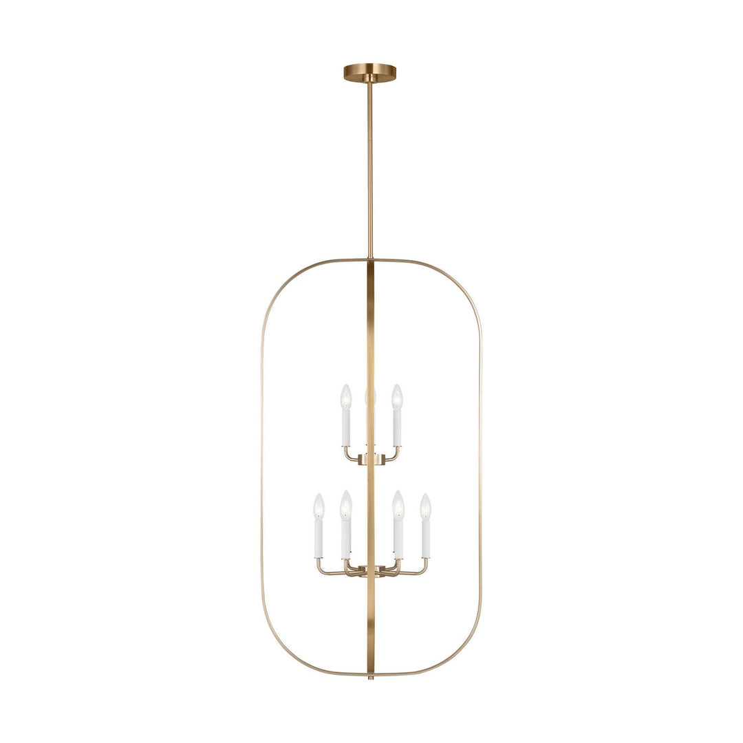 Generation Lighting Canada - GLC1329SB - Nine Light Chandelier - Loretto - Satin Brass