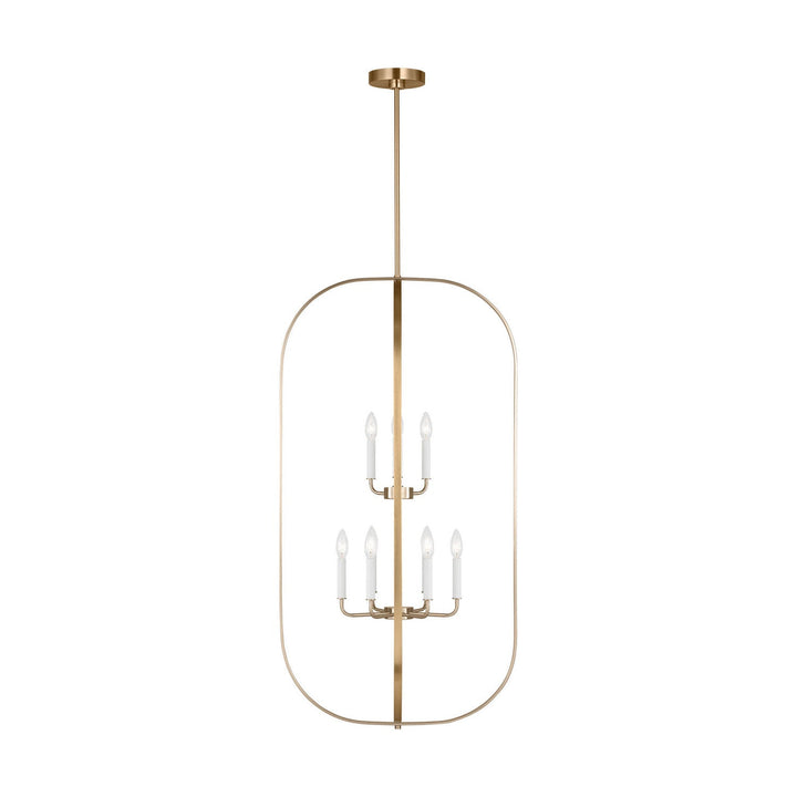 Generation Lighting Canada - GLC1329SB - Nine Light Chandelier - Loretto - Satin Brass