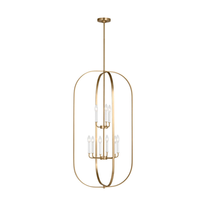 Generation Lighting Canada - GLC1329SB - Nine Light Chandelier - Loretto - Satin Brass