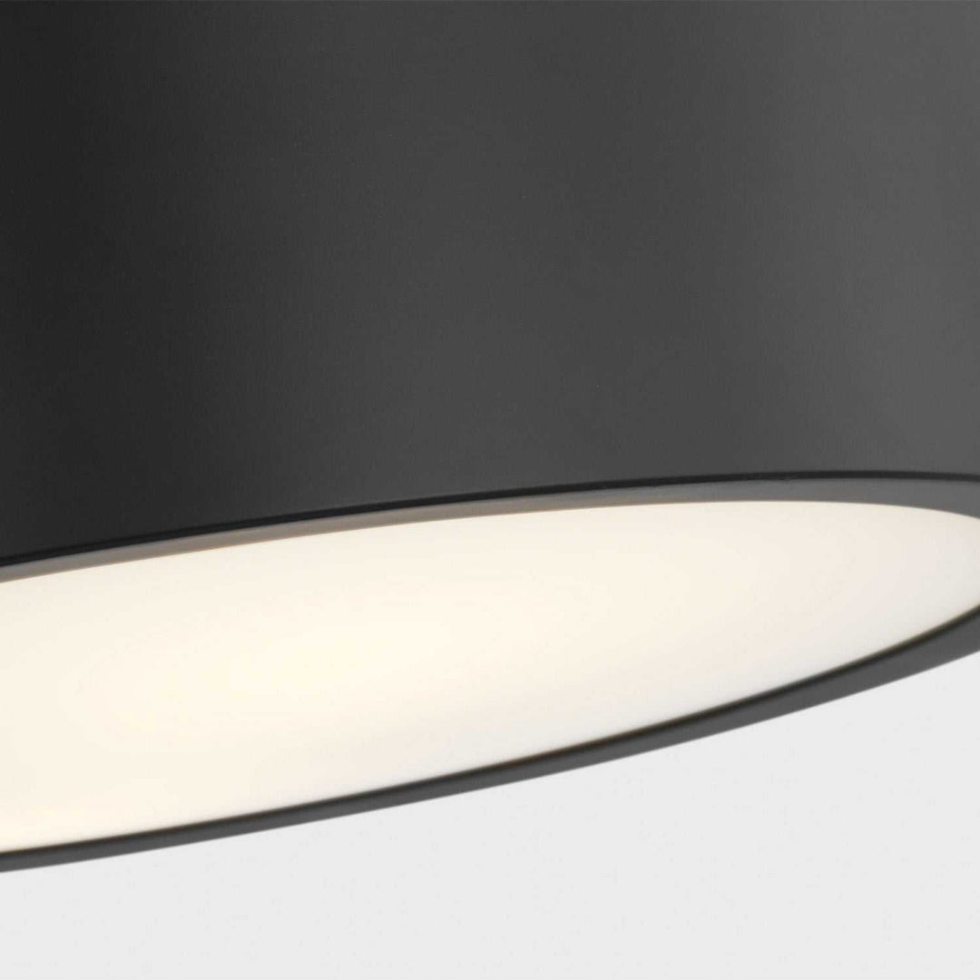 Generation Lighting Canada - GLF1032MBK - Flush Mount - Albee - Midnight Black