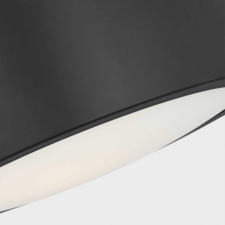 Generation Lighting Canada - GLF1041MBK - Flush Mount - Albee - Midnight Black