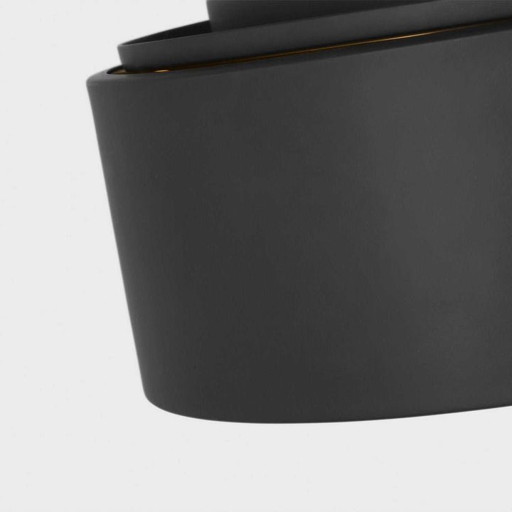 Generation Lighting Canada - GLF1041MBK - Flush Mount - Albee - Midnight Black