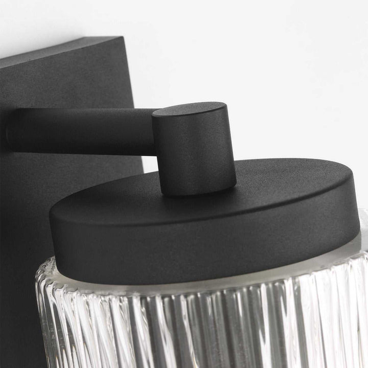 Generation Lighting Canada - GLO1061TXB - One Light Outdoor Wall Lantern - Ronde - Textured Black