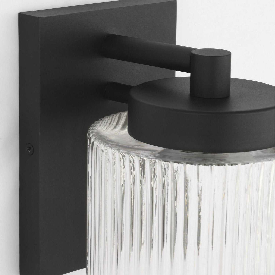Generation Lighting Canada - GLO1081DL-TXB - One Light Outdoor Wall Lantern - Ronde - Textured Black