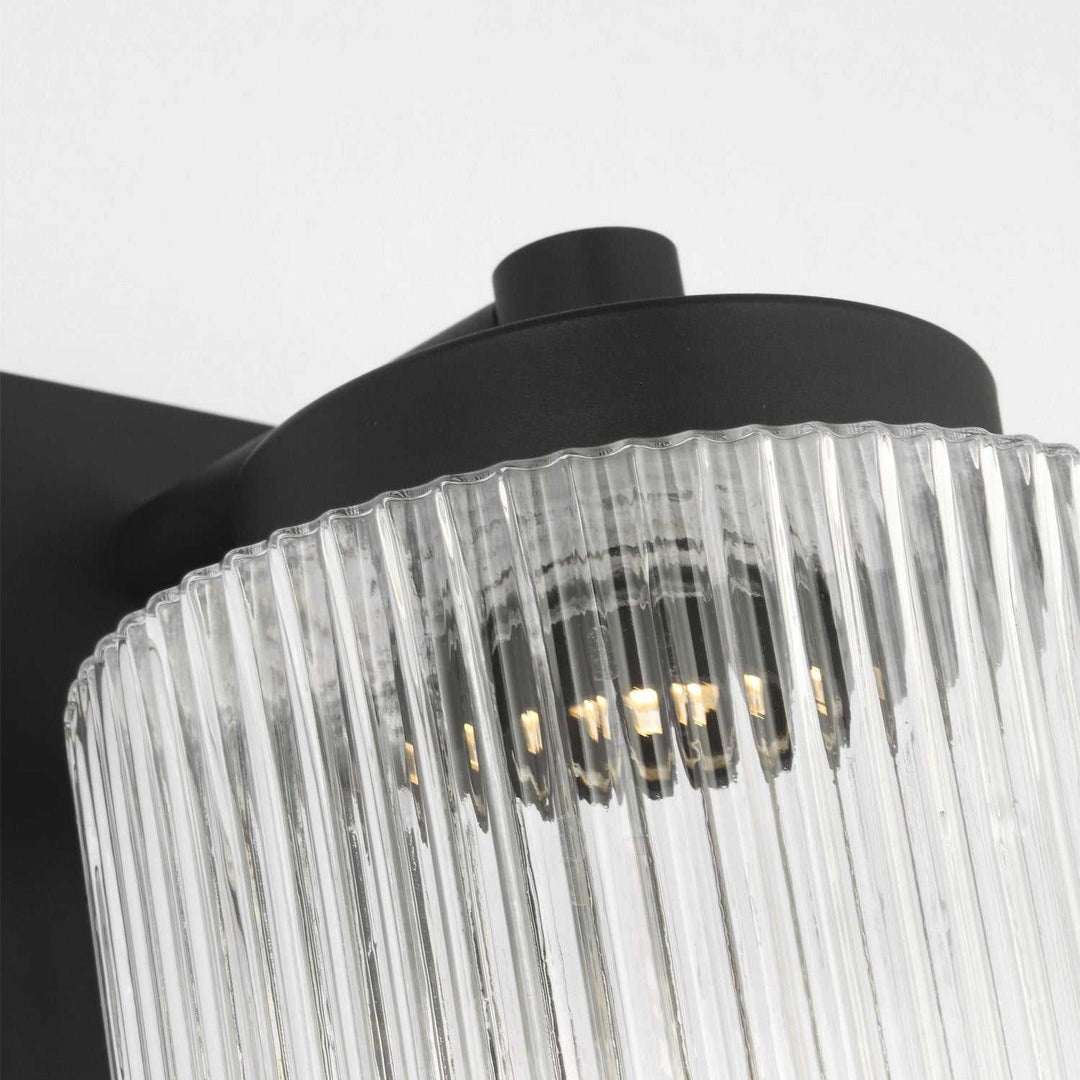 Generation Lighting Canada - GLO1081DL-TXB - One Light Outdoor Wall Lantern - Ronde - Textured Black