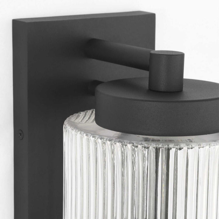 Generation Lighting Canada - GLO1081TXB - One Light Outdoor Wall Lantern - Ronde - Textured Black