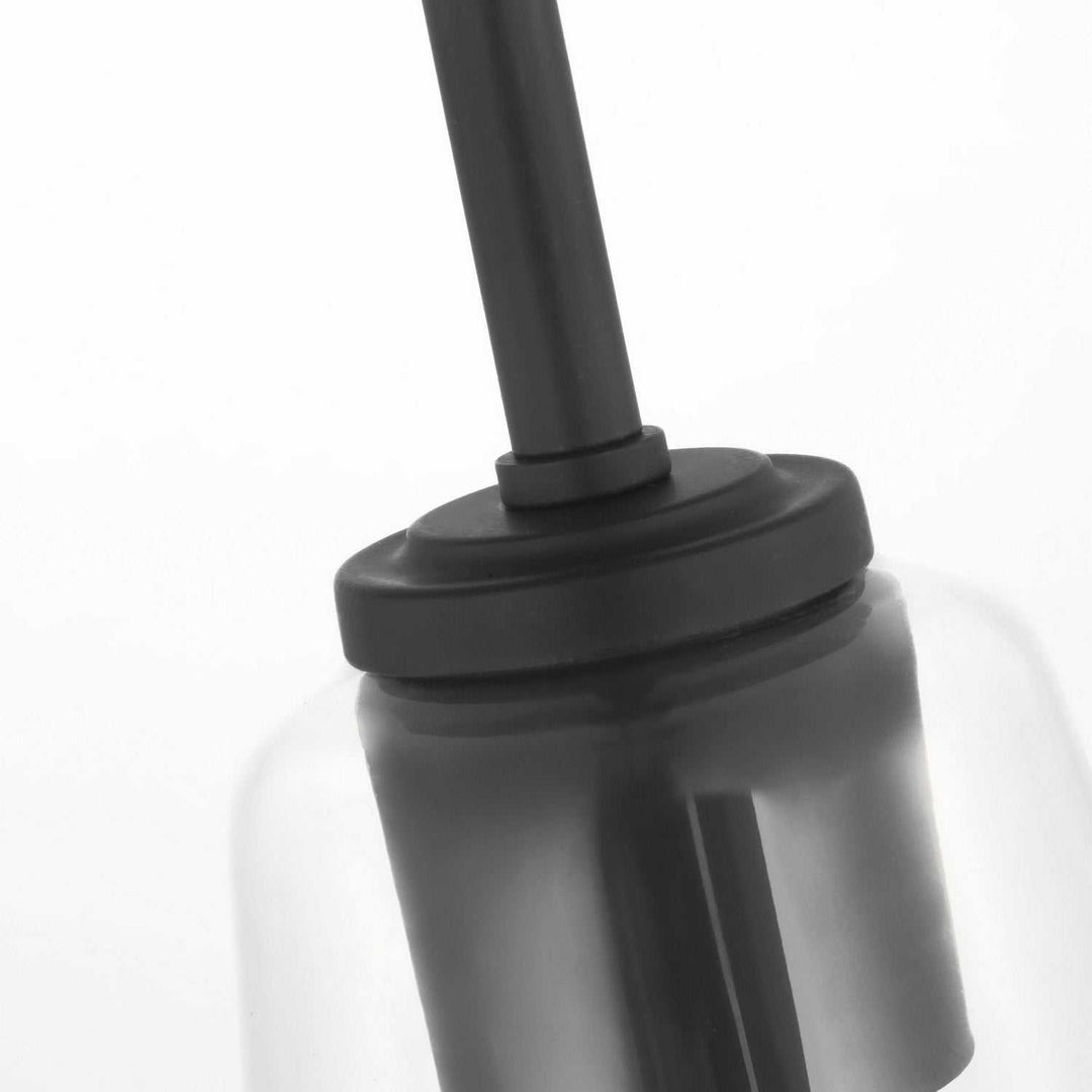 Generation Lighting Canada - GLP1041MBK - One Light Mini-Pendant - Miles - Midnight Black