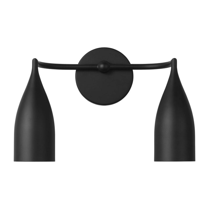 Generation Lighting Canada - GLV1082MBK - Two Light Vanity - Maya - Midnight Black