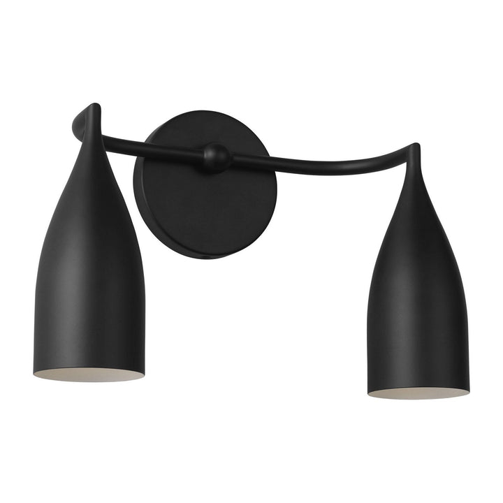 Generation Lighting Canada - GLV1082MBK - Two Light Vanity - Maya - Midnight Black
