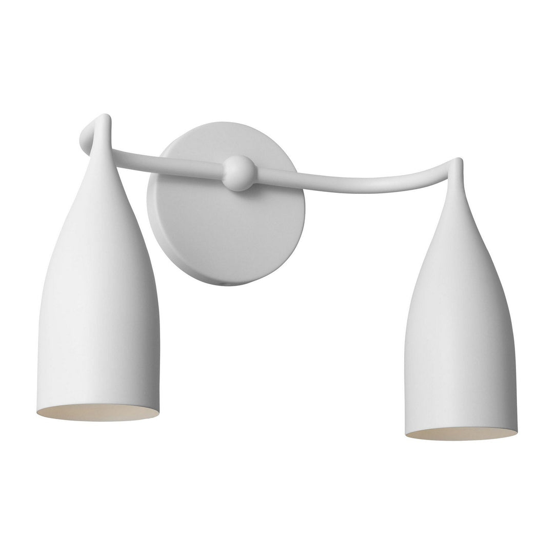 Generation Lighting Canada - GLV1082MWT - Two Light Vanity - Maya - Matte White