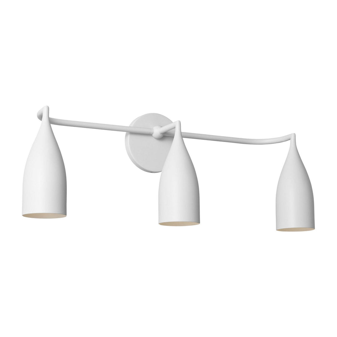 Generation Lighting Canada - GLV1083MWT - Three Light Vanity - Maya - Matte White