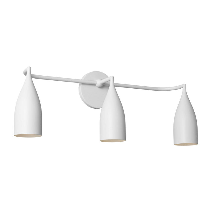 Generation Lighting Canada - GLV1083MWT - Three Light Vanity - Maya - Matte White