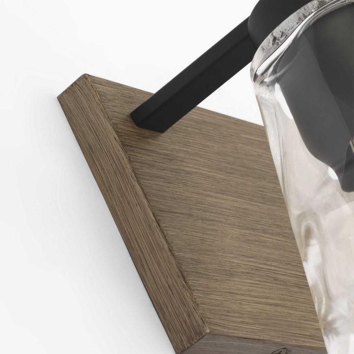 Generation Lighting Canada - GLV1112MBKCRO - Vanity - Dunton - Midnight Black