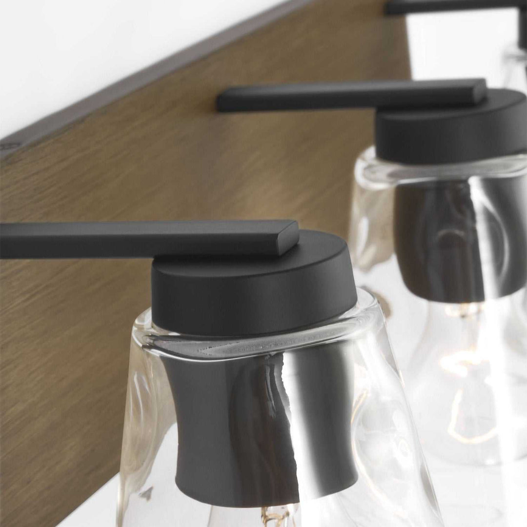 Generation Lighting Canada - GLV1113MBKCRO - Vanity - Dunton - Midnight Black