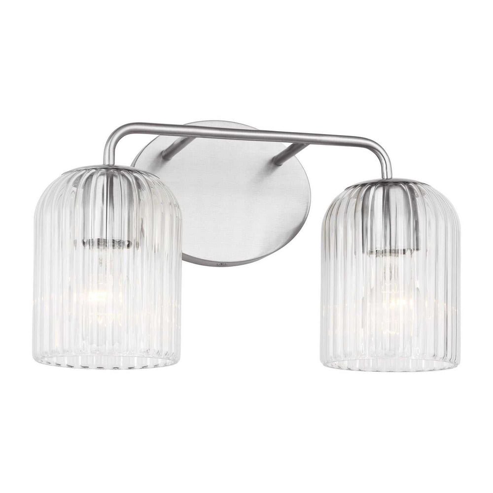 Generation Lighting Canada - GLV1132BS - Two Light Vanity - Eisele - Brushed Nickel