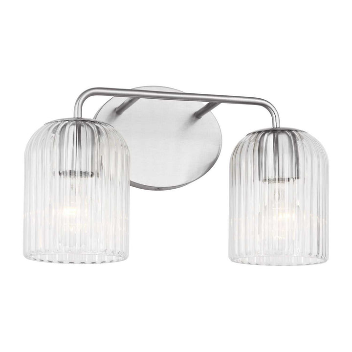 Generation Lighting Canada - GLV1132BS - Two Light Vanity - Eisele - Brushed Nickel