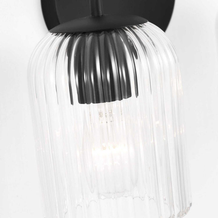 Generation Lighting Canada - GLV1132MBK - Two Light Vanity - Eisele - Midnight Black