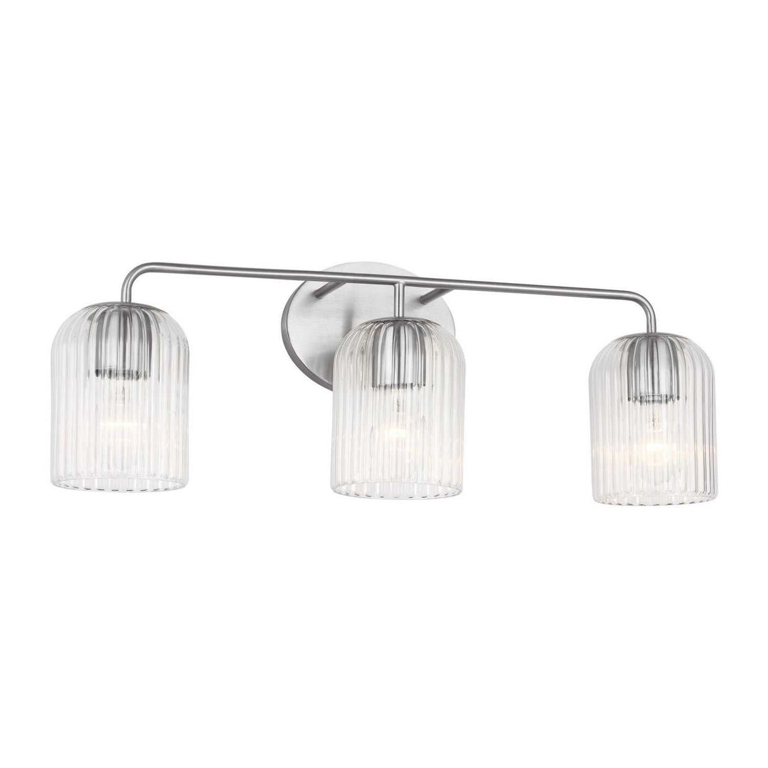 Generation Lighting Canada - GLV1133BS - Three Light Vanity - Eisele - Brushed Nickel