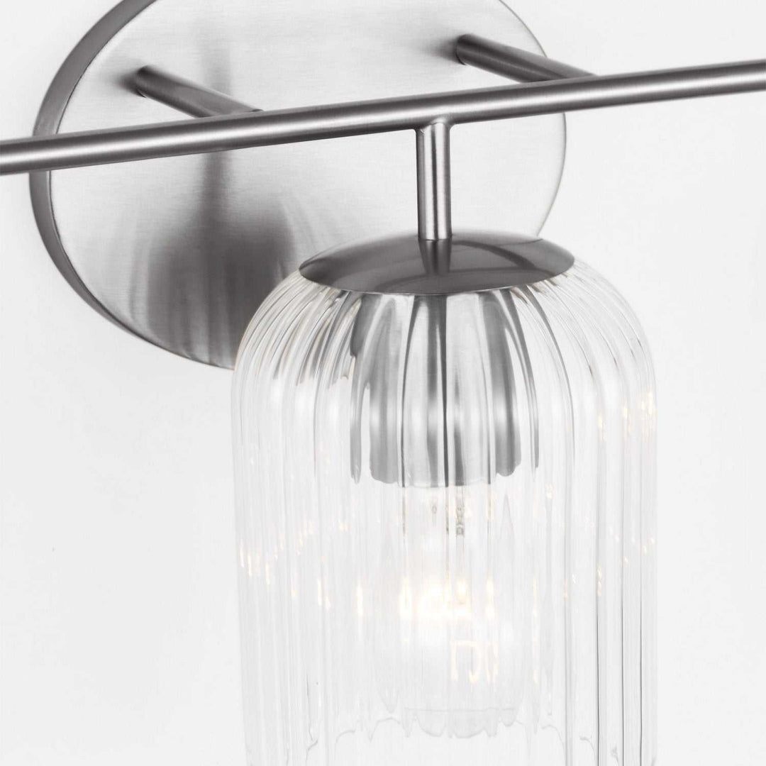 Generation Lighting Canada - GLV1133BS - Three Light Vanity - Eisele - Brushed Nickel