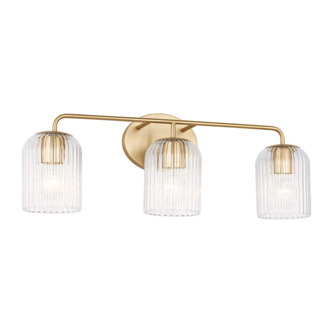 Generation Lighting Canada - GLV1133SB - Three Light Vanity - Eisele - Satin Brass