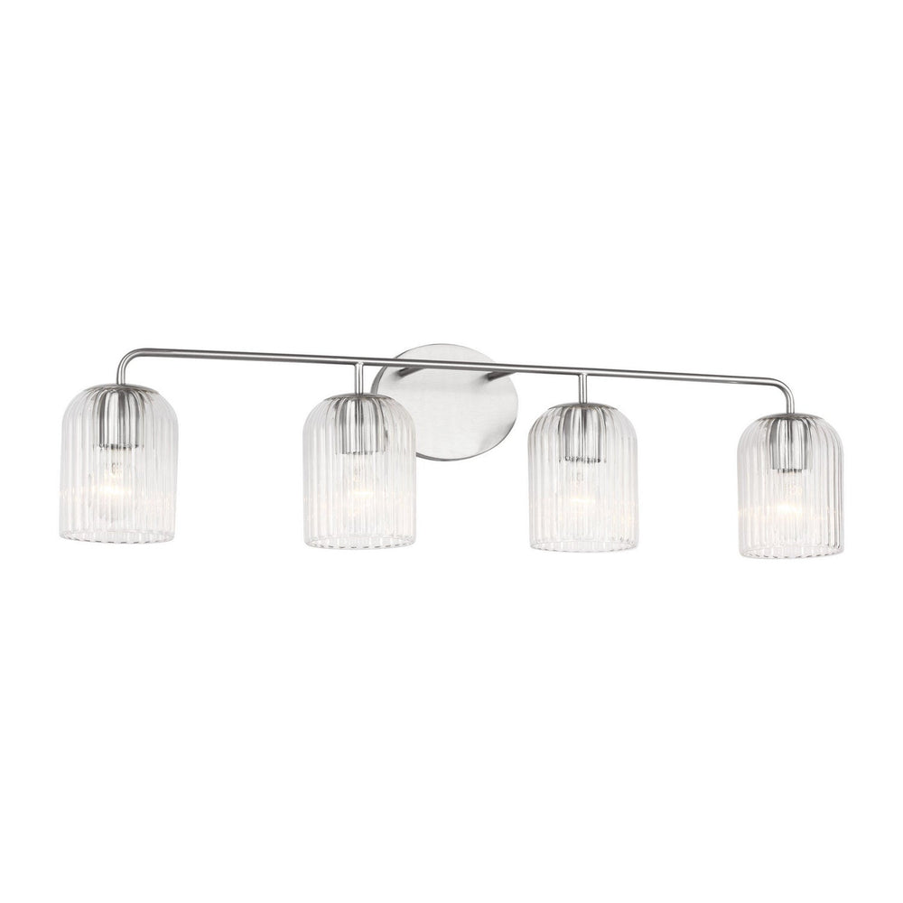 Generation Lighting Canada - GLV1134BS - Four Light Vanity - Eisele - Brushed Nickel