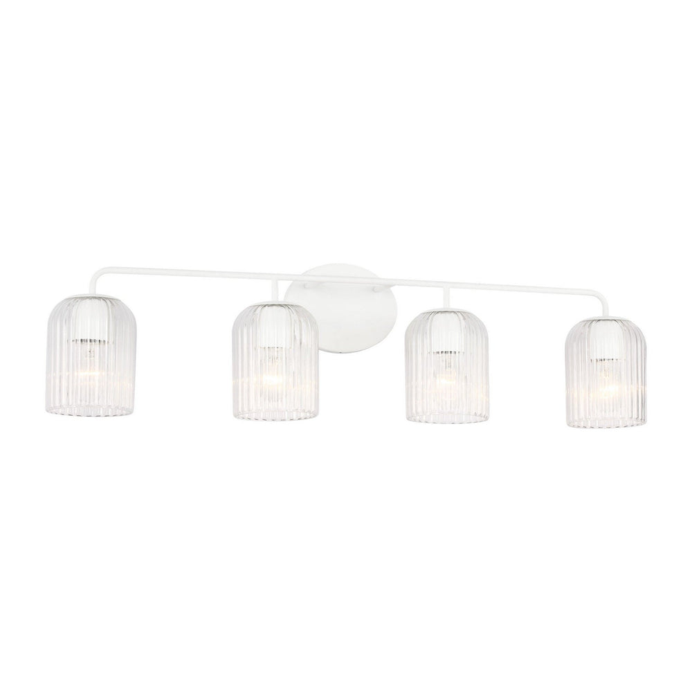 Generation Lighting Canada - GLV1134MWT - Four Light Vanity - Eisele - Matte White