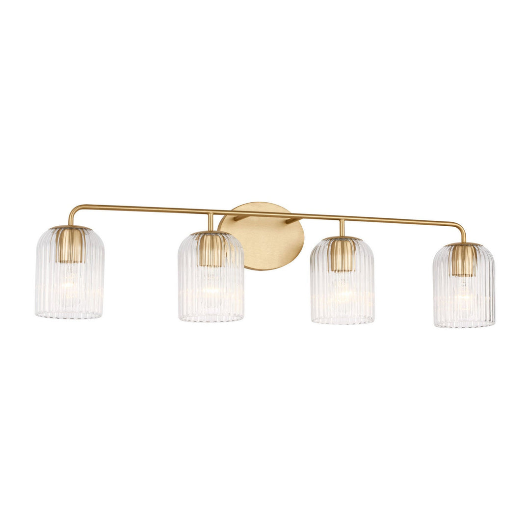 Generation Lighting Canada - GLV1134SB - Four Light Vanity - Eisele - Satin Brass