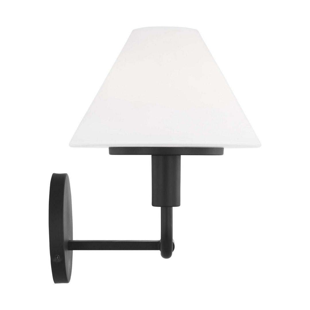 Generation Lighting Canada - GLW1022MBK - Wall Sconce - Mendota - Midnight Black