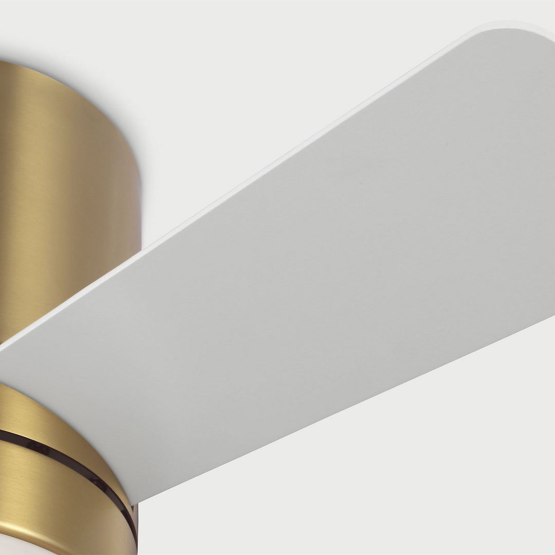 Generation Lighting Canada - 3ERHR32BBSD - 32"Ceiling Fan - Era 32 Hugger LED - Burnished Brass