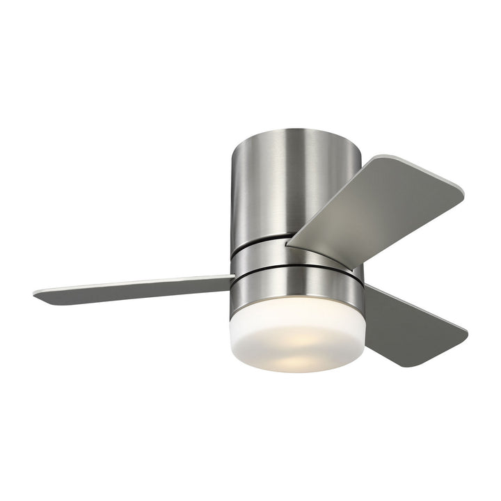 Generation Lighting Canada - 3ERHR32BSD - 32"Ceiling Fan - Era 32 Hugger LED - Brushed Nickel