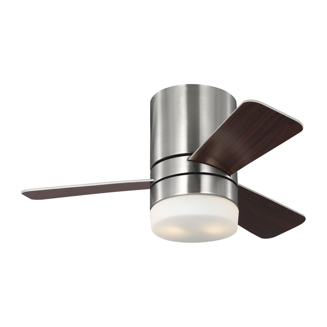 Generation Lighting Canada - 3ERHR32BSD - 32"Ceiling Fan - Era 32 Hugger LED - Brushed Nickel