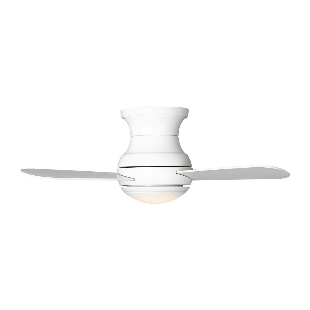 Generation Lighting Canada - 3OBSHR32RZWD - 32"Ceiling Fan - Orbis 32 Hugger LED - Matte White