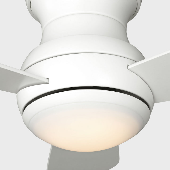 Generation Lighting Canada - 3OBSHR32RZWD - 32"Ceiling Fan - Orbis 32 Hugger LED - Matte White