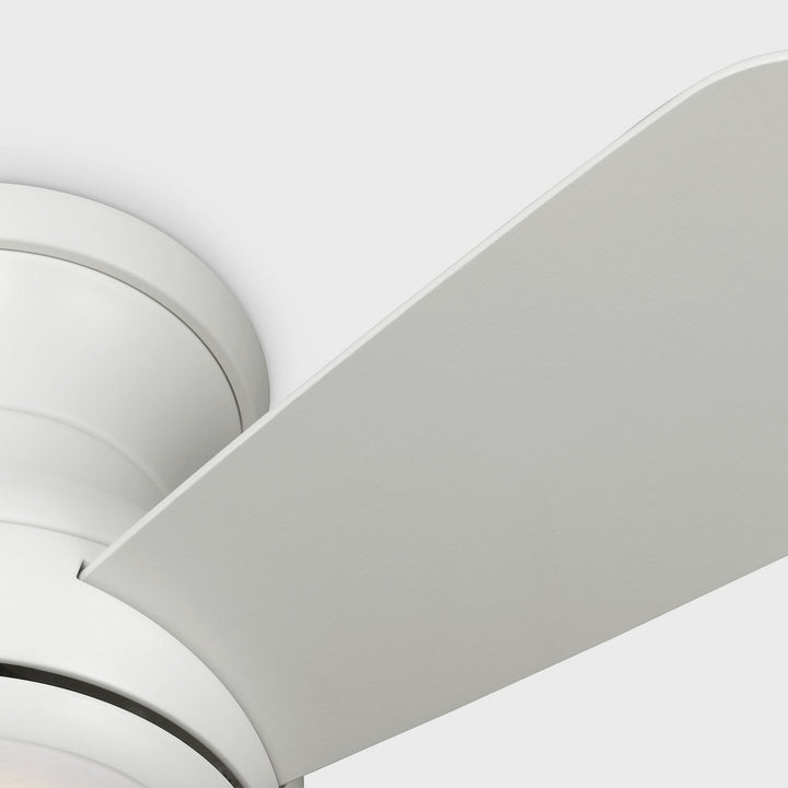 Generation Lighting Canada - 3OBSHR32RZWD - 32"Ceiling Fan - Orbis 32 Hugger LED - Matte White