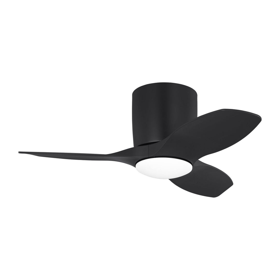 Generation Lighting Canada - 3TTHR32MBKD - 32"Ceiling Fan - Titus 32 Hugger LED - Midnight Black