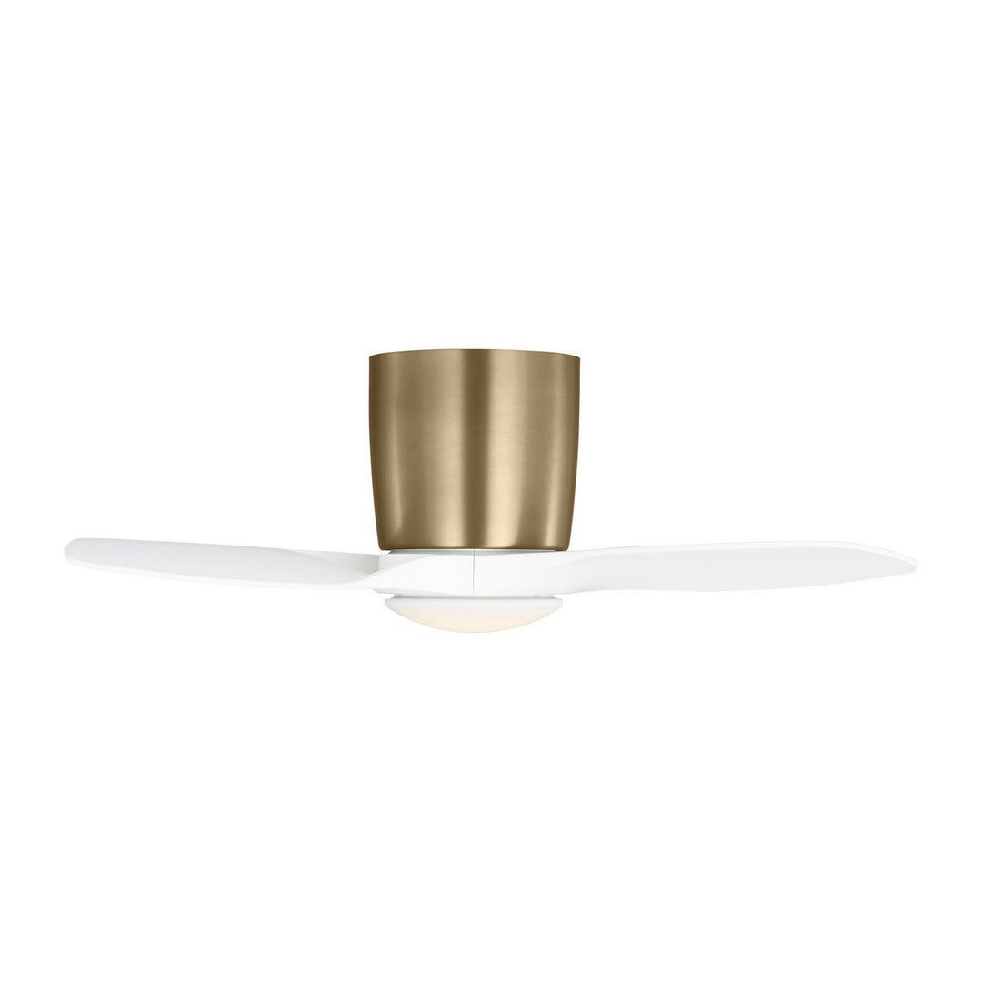 Generation Lighting Canada - 3TTHR32SBD - 32"Ceiling Fan - Titus 32 Hugger LED - Satin Brass