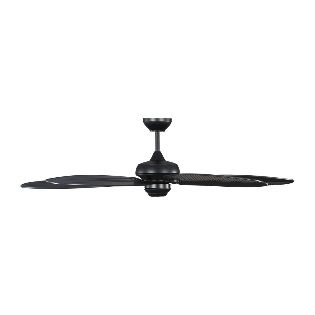 Generation Lighting Canada - 5CUR60BK - 60"Ceiling Fan - Cruise Outdoor 60 - Matte Black
