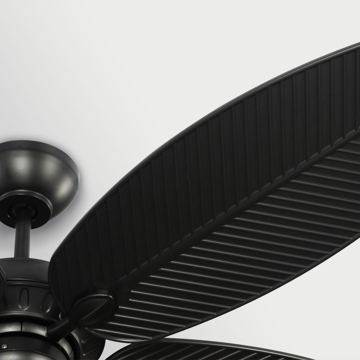 Generation Lighting Canada - 5CUR60BK - 60"Ceiling Fan - Cruise Outdoor 60 - Matte Black