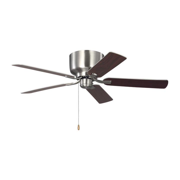 Generation Lighting Canada - 5LDH52BS - 52"Ceiling Fan - Linden 52 Hugger - Brushed Steel