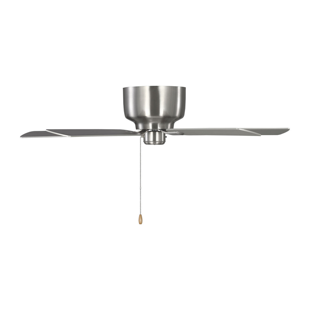 Generation Lighting Canada - 5LDH52BS - 52"Ceiling Fan - Linden 52 Hugger - Brushed Steel