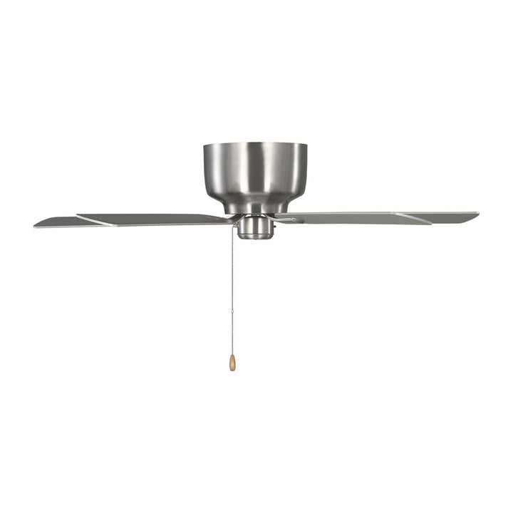 Generation Lighting Canada - 5LDH52BS - 52"Ceiling Fan - Linden 52 Hugger - Brushed Steel