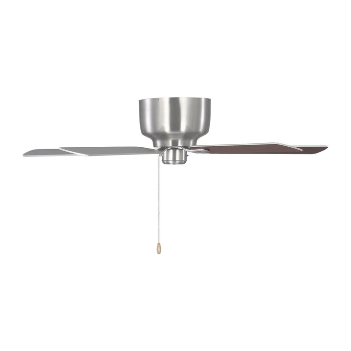 Generation Lighting Canada - 5LDH52BS - 52"Ceiling Fan - Linden 52 Hugger - Brushed Steel