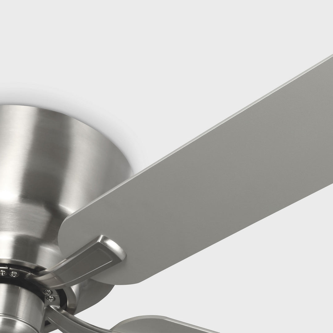 Generation Lighting Canada - 5LDH52BS - 52"Ceiling Fan - Linden 52 Hugger - Brushed Steel