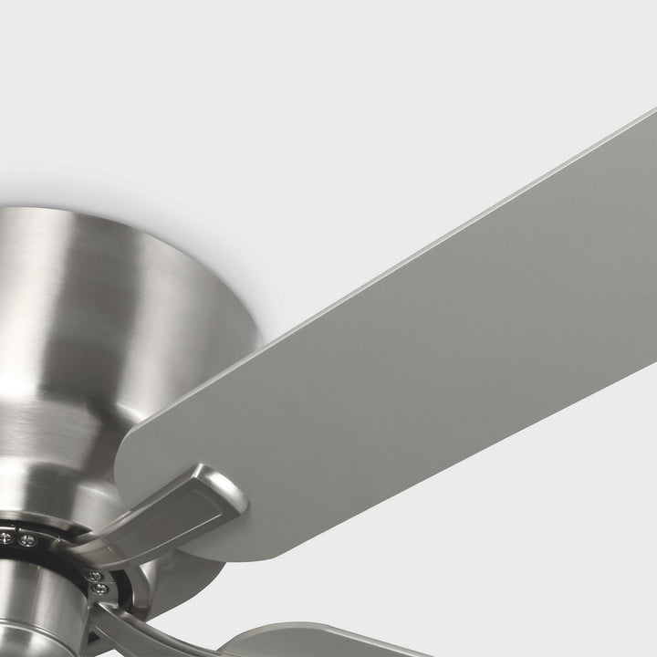 Generation Lighting Canada - 5LDH52BS - 52"Ceiling Fan - Linden 52 Hugger - Brushed Steel