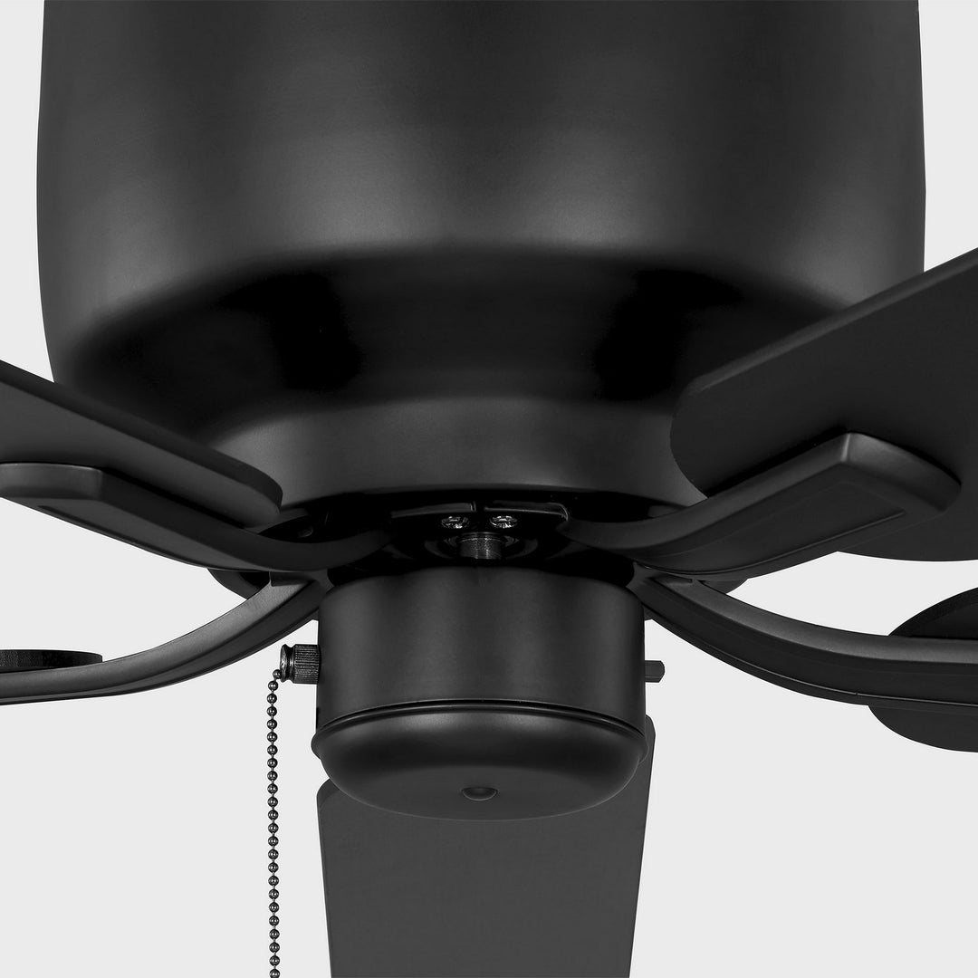 Generation Lighting Canada - 5LDH52MBK - 52"Ceiling Fan - Linden 52 Hugger - Midnight Black