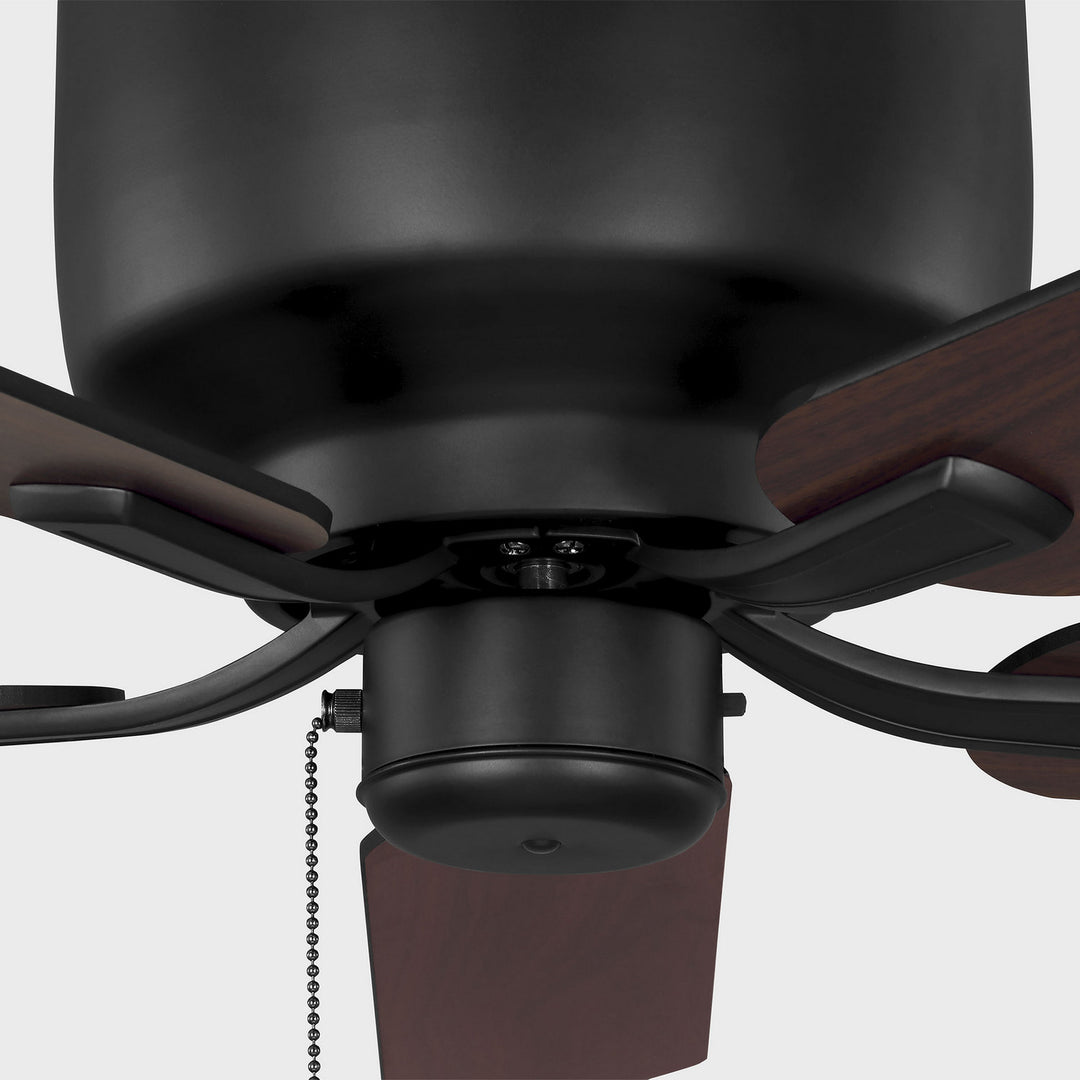 Generation Lighting Canada - 5LDH52MBK - 52"Ceiling Fan - Linden 52 Hugger - Midnight Black
