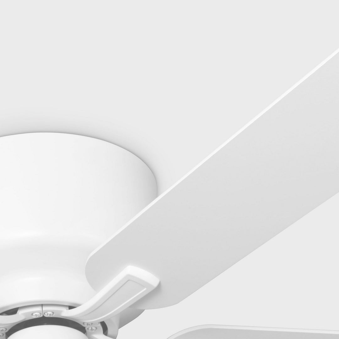 Generation Lighting Canada - 5LDH52RZW - 52"Ceiling Fan - Linden 52 Hugger - Matte White